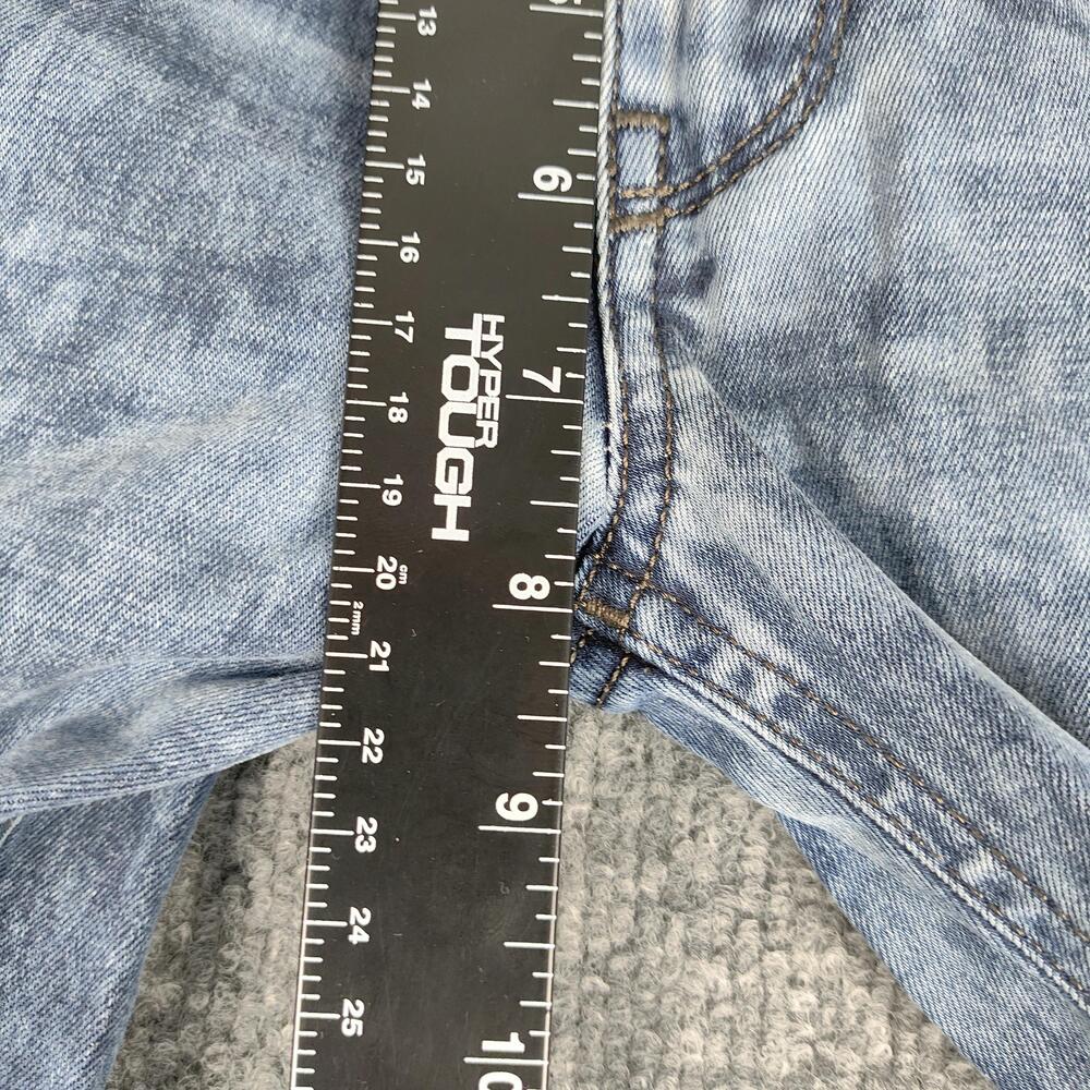 Diesel Livy Slim Straight Jeans Womens W25 L32 Blue Acid Wash Mid Rise Denim - Picture 11 of 16